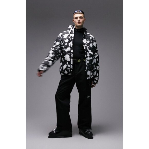 218. Topman Sno Mens Jacket Black Large - Picture 6 of 10